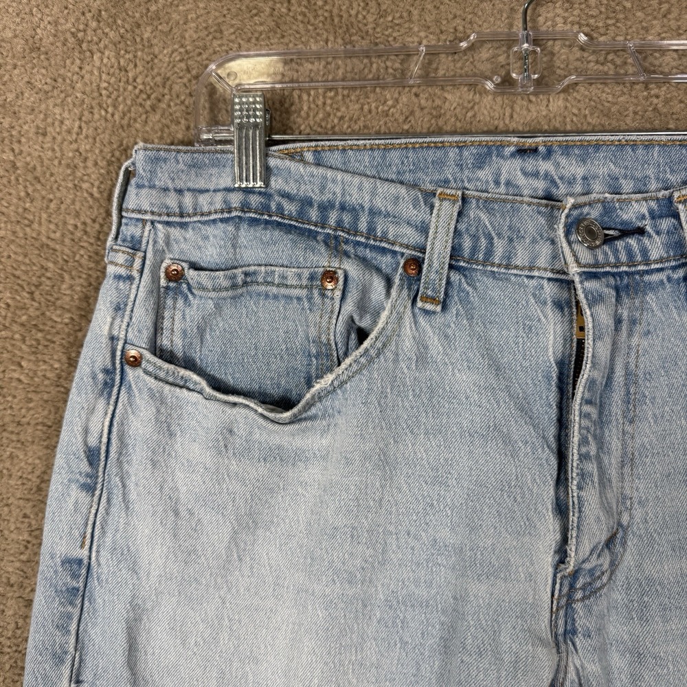 Levi's 559 Jeans Men's 34x32 Light Wash Relaxed Straight Denim Pants Y2K Vintage - Picture 6 of 14